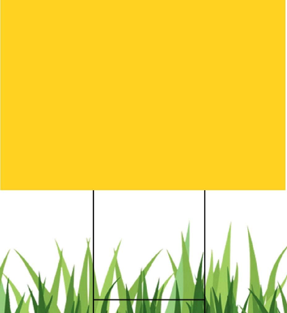 Yard Signs 10 Blank Signs (yellow) 12"x18" x 4 mm Corrugated Plasti...