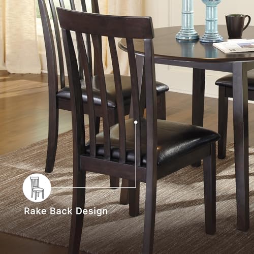 Signature Design by Ashley Hammis Dining Chair, Set of 2, Dark Brown