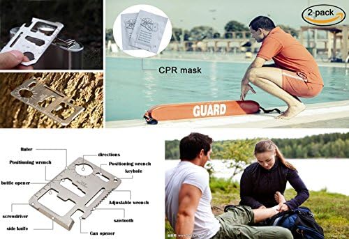 Compact First Aid Kit (228pcs) Designed for Family Emergency Care. Waterproof...