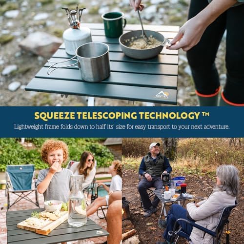 gci outdoor folding table on a desk or shelf