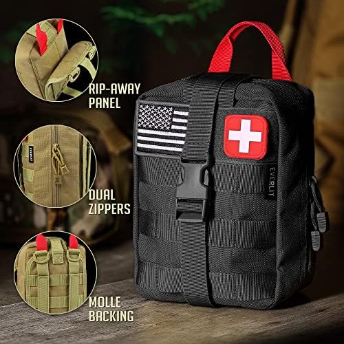 EVERLIT 250 Pcs Survival First Aid Kit