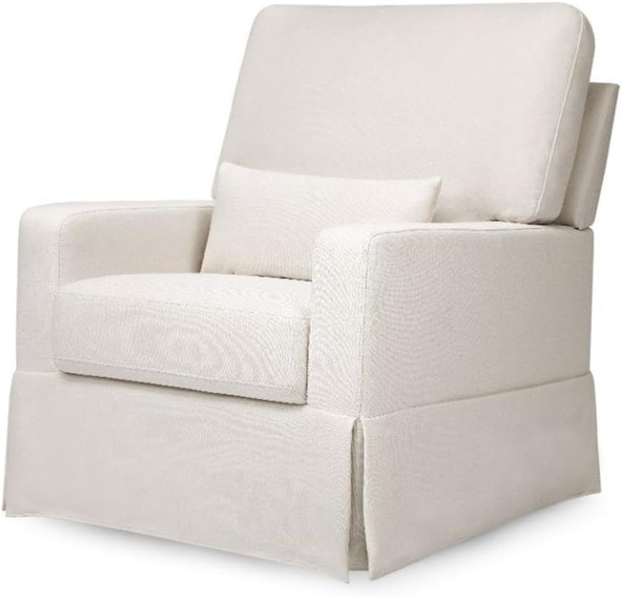 NAMESAKE Crawford Pillowback Comfort Swivel Glider, Performance Cream
