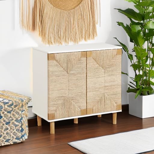 Nathan James Beacon Accent Buffet Sideboard Storage Cabinet with Adjustable I...