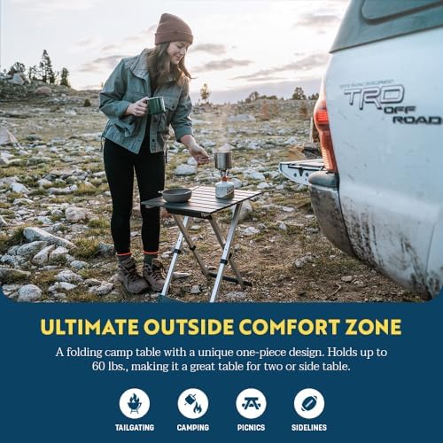 gci outdoor folding table, package contents