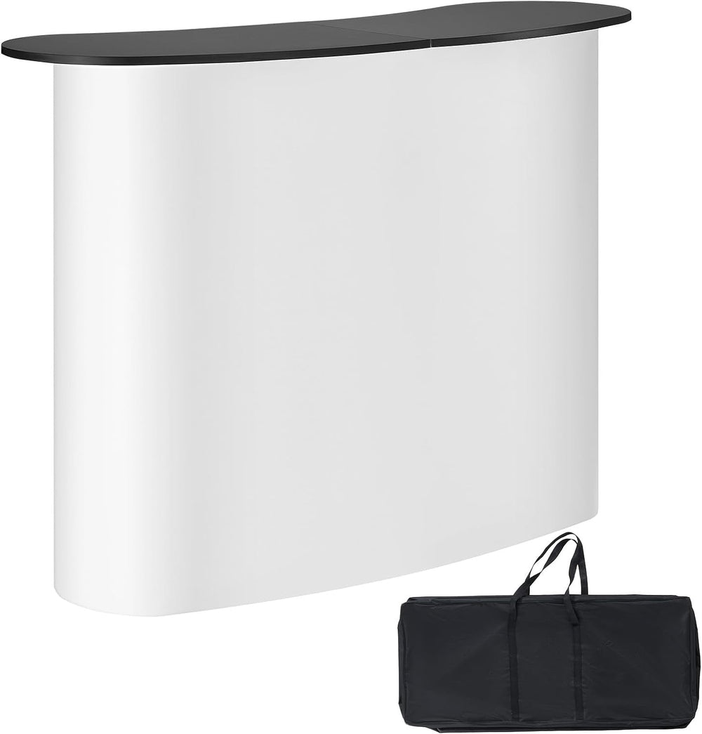 VEVOR Portable Tradeshow Podium Table, 51.18" x 18.31" x 37.4"...