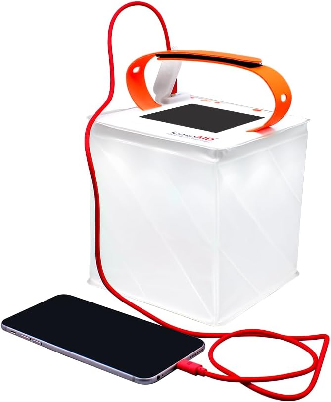 LuminAID Max 2-in-1 Inflatable Solar LED Camping Lantern & Phone Charger