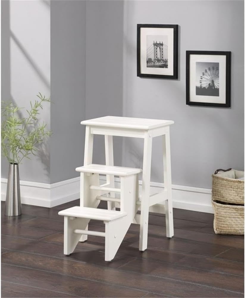 Boraam Step Stool, 24-Inch, White