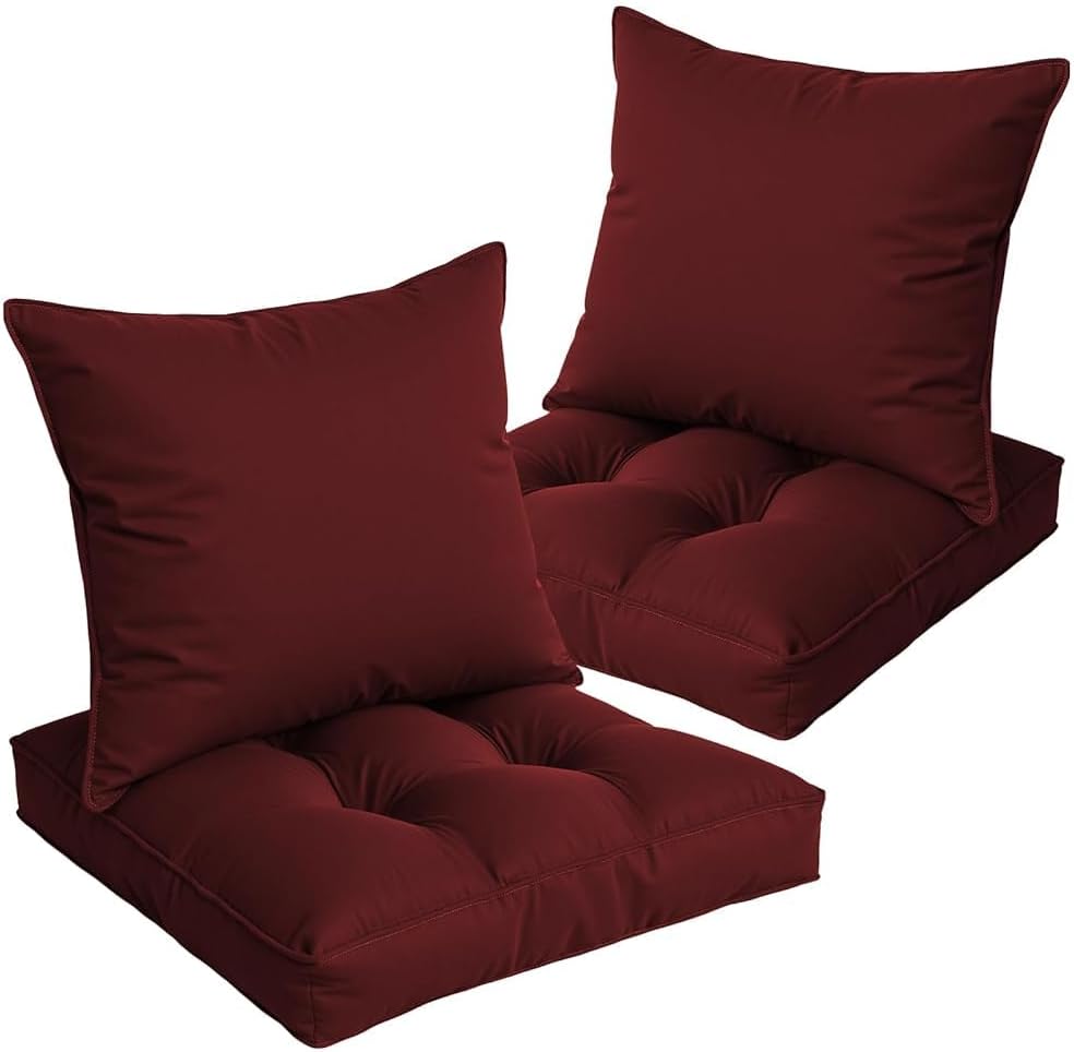 20x20 Outdoor Seat Cushions Set of 2