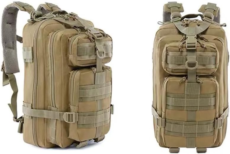 ROARING FIRE 30L Tactical Backpack, MOLLE Military Bag，EDC Outdoor Backpack