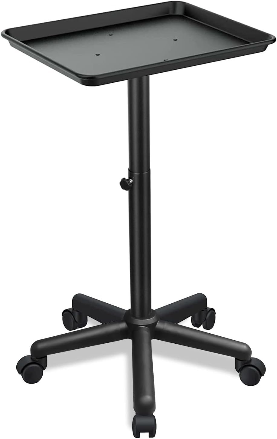 Salon Tray on Wheels, Salon Rolling Tray with Adjustable Height, Hair Stylist...