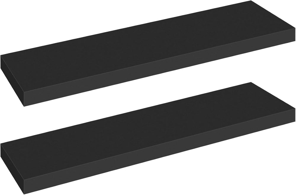 HOOBRO Floating Shelves for Wall, Wall Mounted Shelf Set of 2, 31.5" Han...