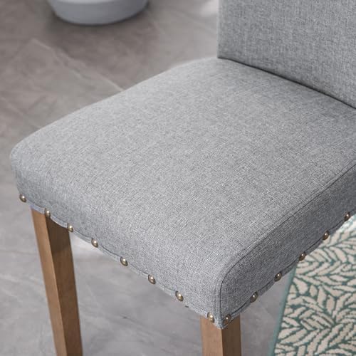 Upholstered Dining Chair Modern Stylish Fabric Kitchen Diner, Set of 4