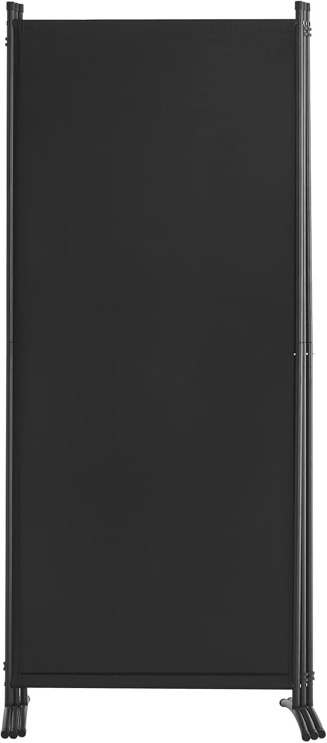 VEVOR Room Divider, 3 Panel Room Dividers and Folding Privacy Screens, Fabric Partition Room Dividers for Office, Bedroom, Dining Room, Study, Freestanding, Black