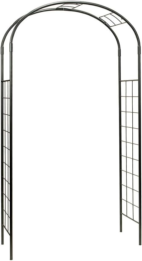 Achla ARB-10 Designs Monet Arbor Garden Arch, Graphite