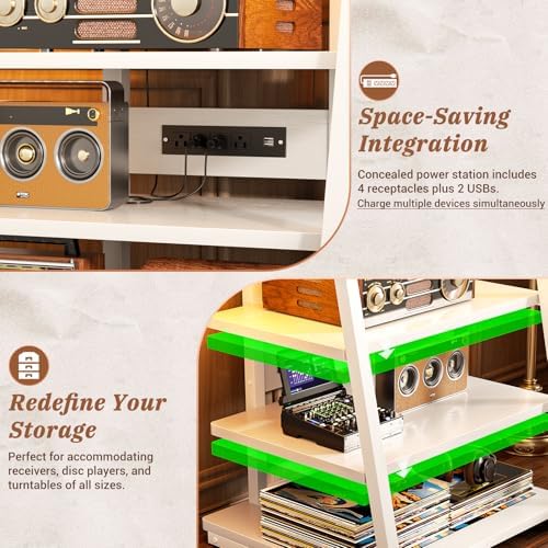 Armocity AV Media Stand, Stereo Stands and Racks Small Entertainment Center