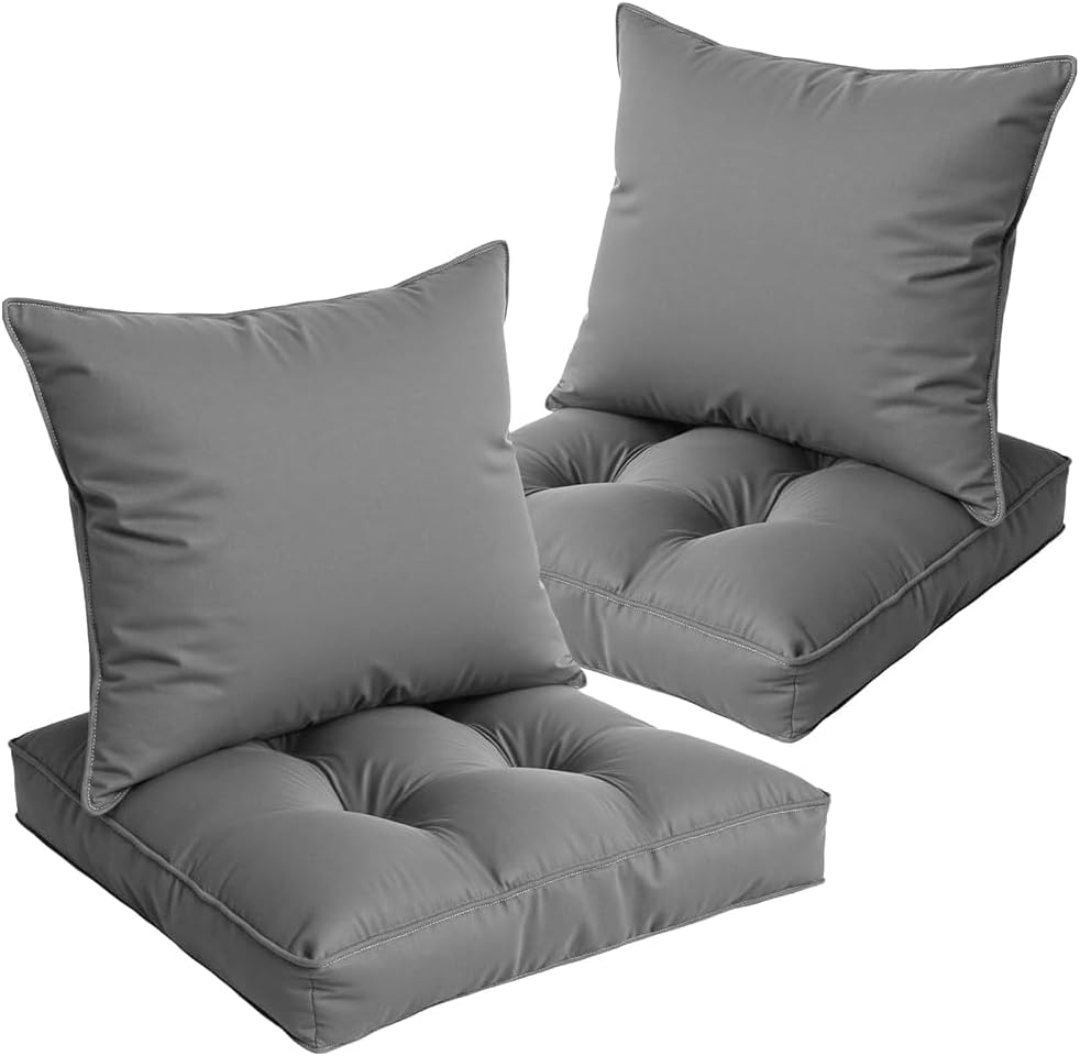 24x22 Outdoor Seat Cushions Set of 2
