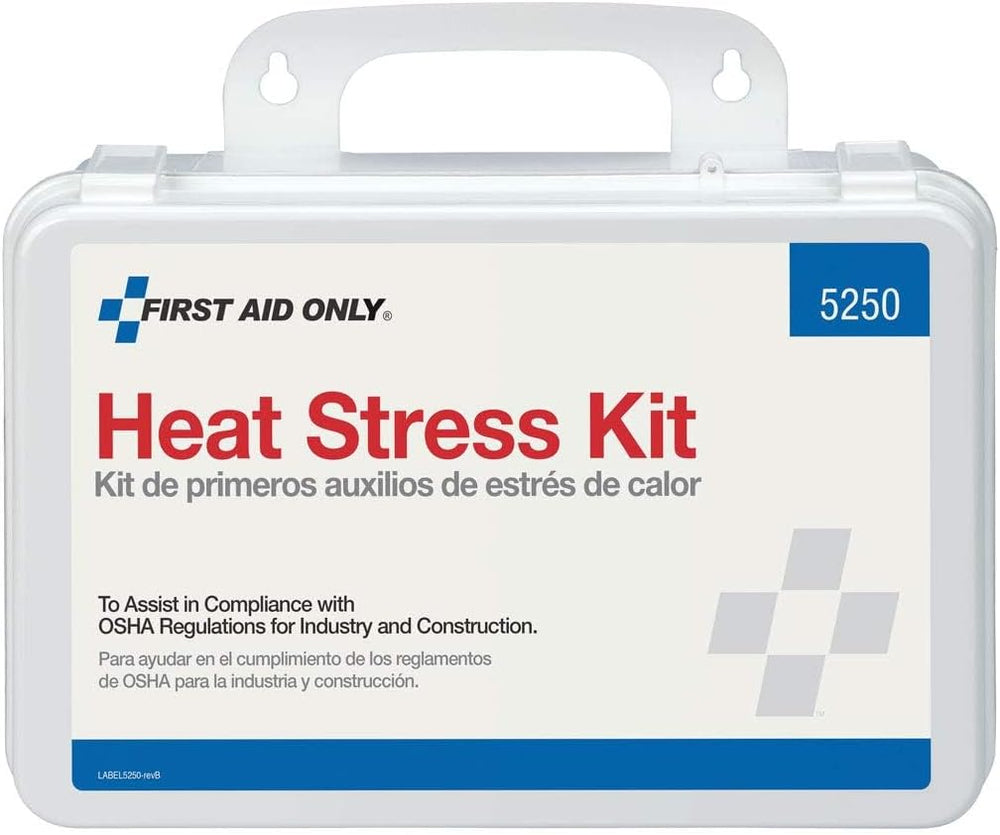 First Aid Only Heat Stress First Aid Kit for Outdoor Work Crews