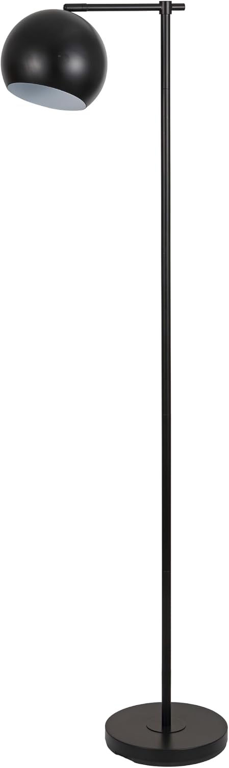 JONATHAN Y Eva Modern Contemporary Floor Lamp 58.5" Metal, Black