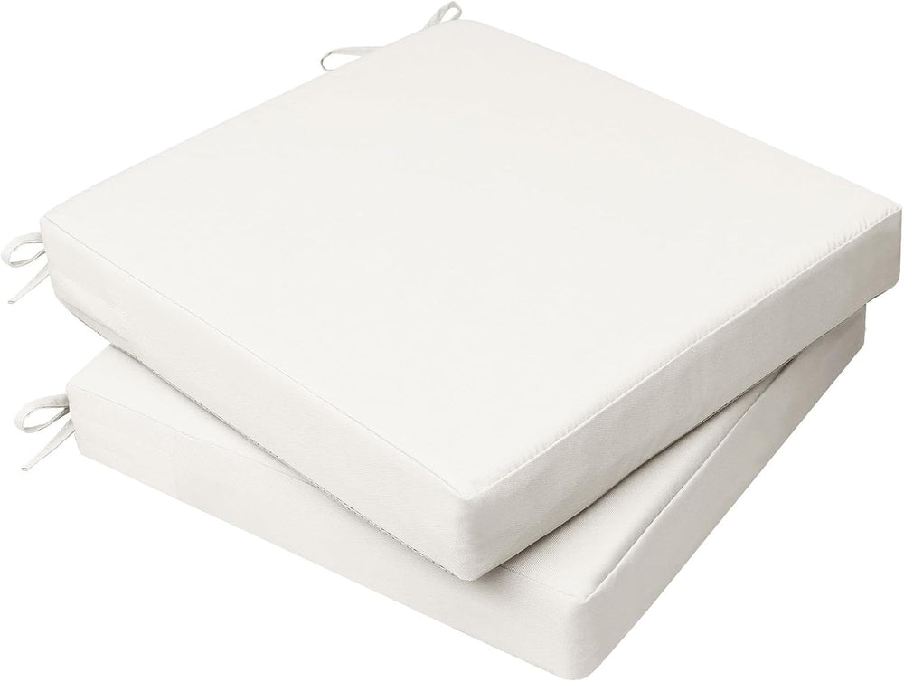 AAAAAcessories Outdoor Chair Cushions, 20 x 20 x 3 inches, Set of 2