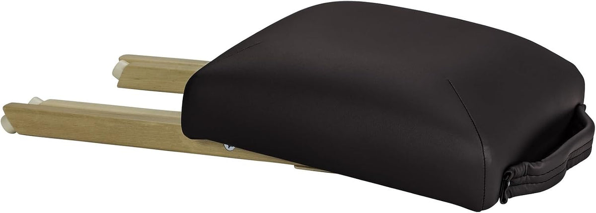 EarthLite Wooden Folding Stool, 19in, Black