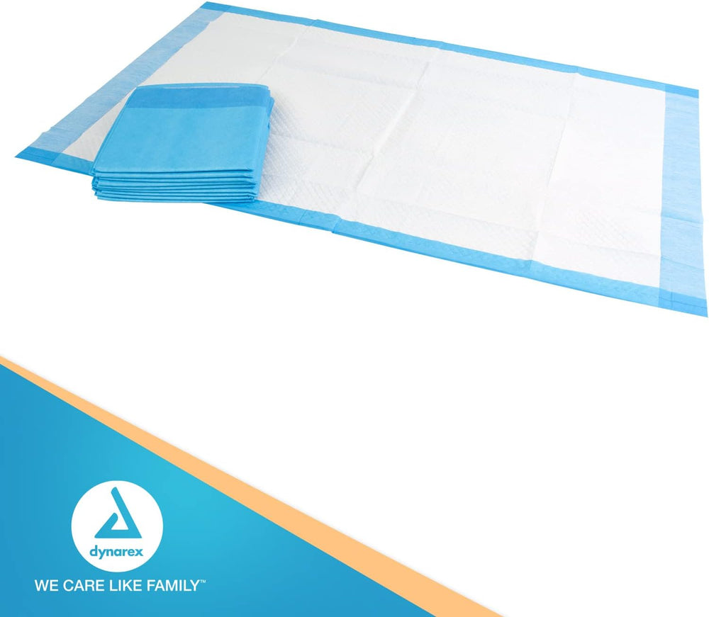 Dynarex Disposable Underpads, Ultra-Absorbent Medical-Grade Incontinence Bed ...