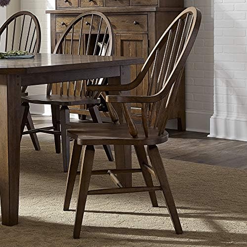Liberty Furniture Industries Hearthstone Windsor Back Arm Chair, W25 x D25 x ...