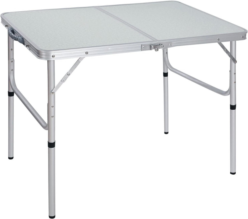 REDCAMP Aluminum Camping Table 3 Foot, Portable Folding Table