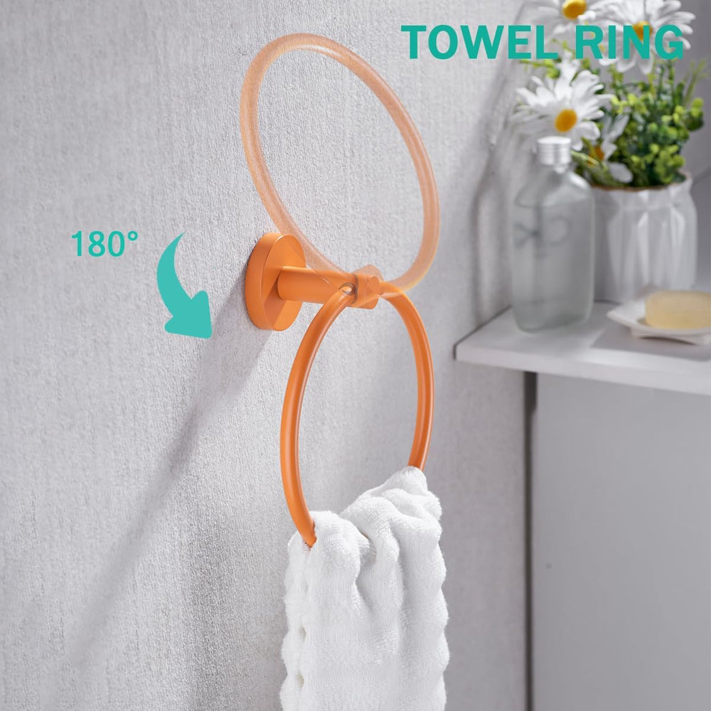 Bathroom Hardware Set,5 Pieces Bathroom Towel Bar Set,24 inch Towel Bar,Towel...