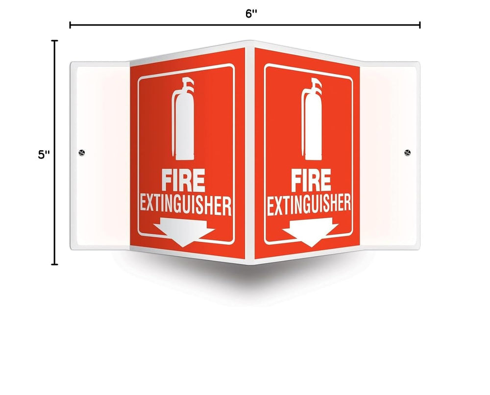 AccuformNMC Fire Extinguisher 3D Projection Sign