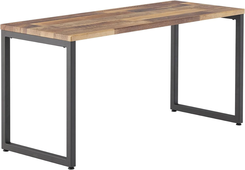 Vari Table for Home Office – 60x24 – Reclaimed Wood/Slate