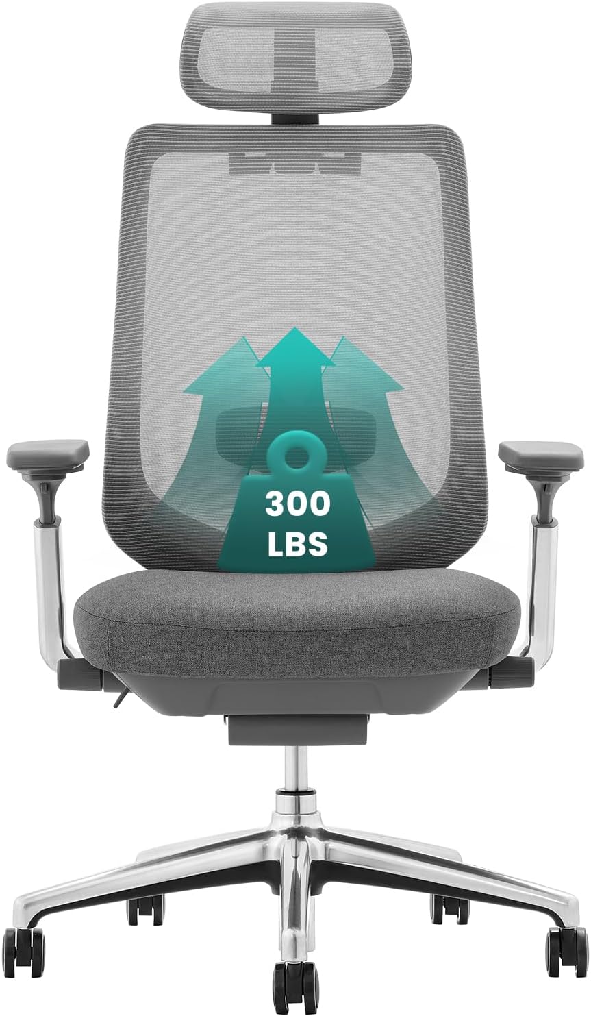 COLAMY Ergonomic Mesh Office Chair, High Back Office Chair, Computer Executiv...