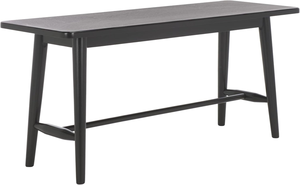 SAFAVIEH Home Collection - Florent Rectangular Bench, Black Finish Seating (BCH1400A)
