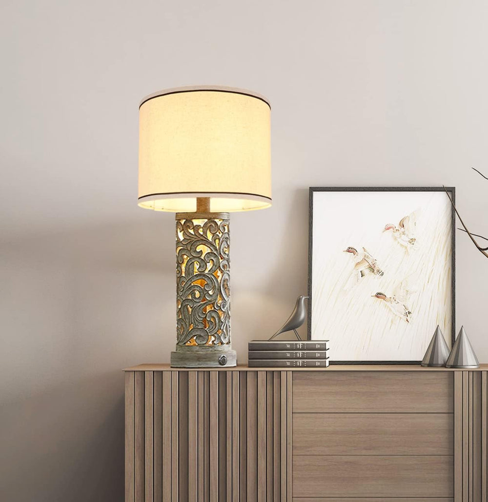 Lamp shades Set of 2,Drum Lampshades 13"x13" x 10" High, Mediu...