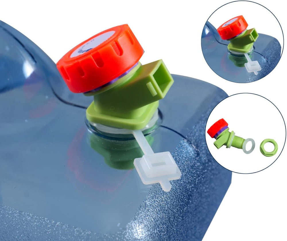 3.17 Gallon Water Container with Spigot, Portable Water Jug, No Leakage Campi...