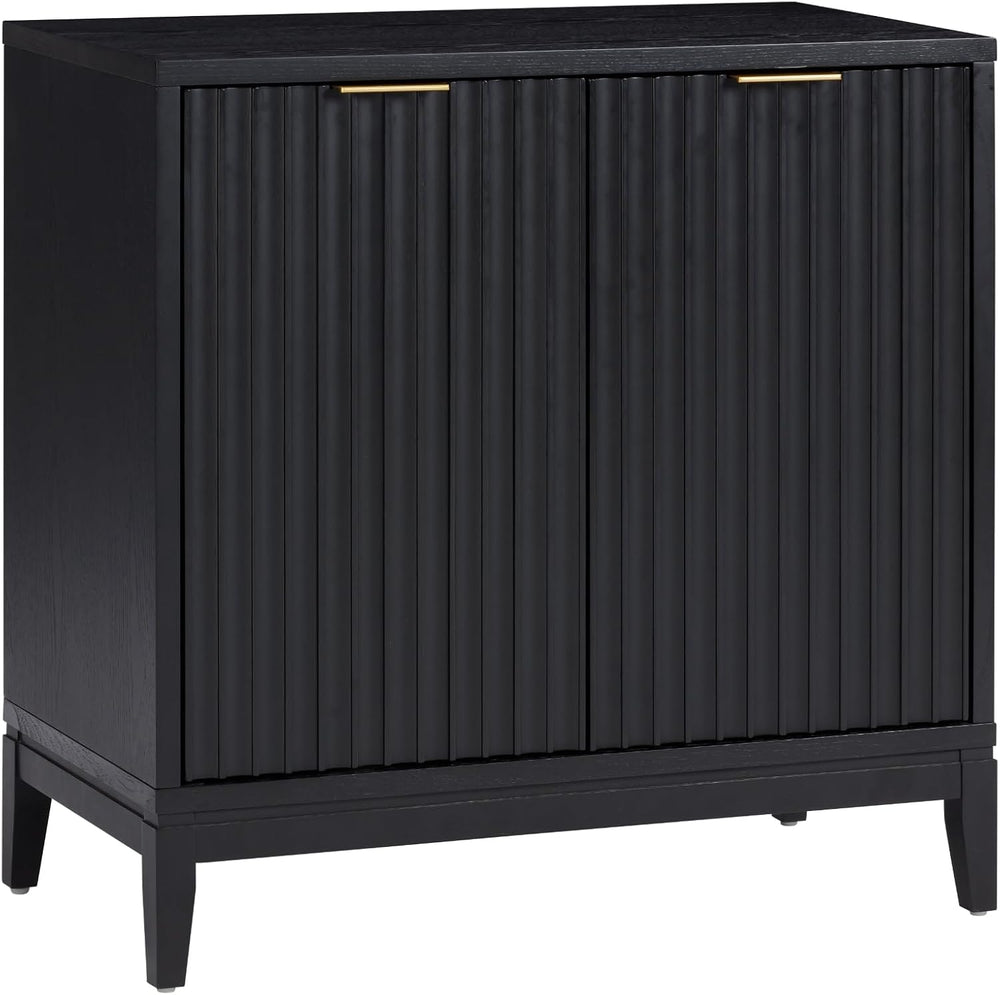 Nathan James Jasper Modern Sideboard, Kitchen Storage Cabinet with Fluted Doo...