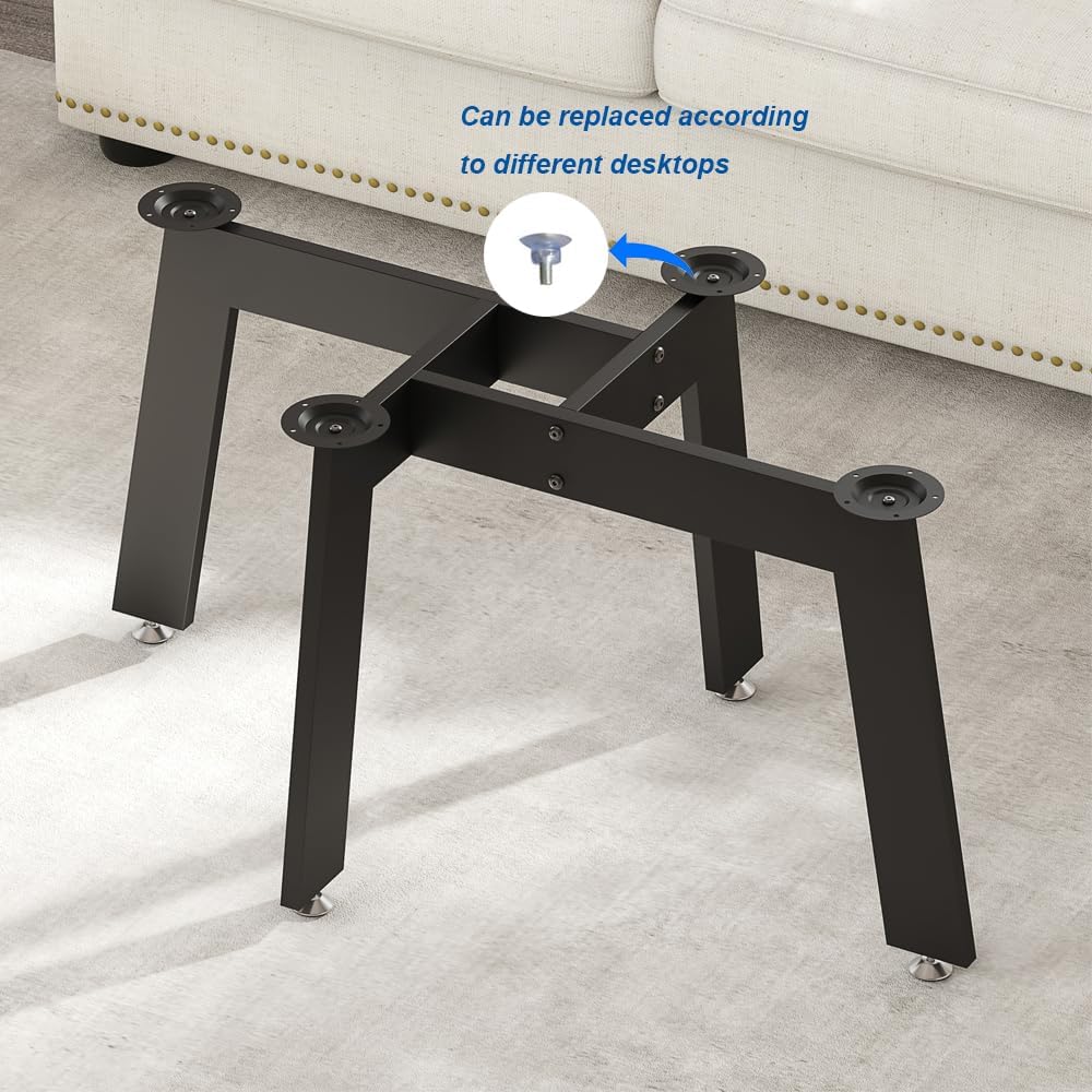 KaKaBB Metal Coffee Table Legs, 18 Inch Coffee Table Base, Furniture Leg for ...