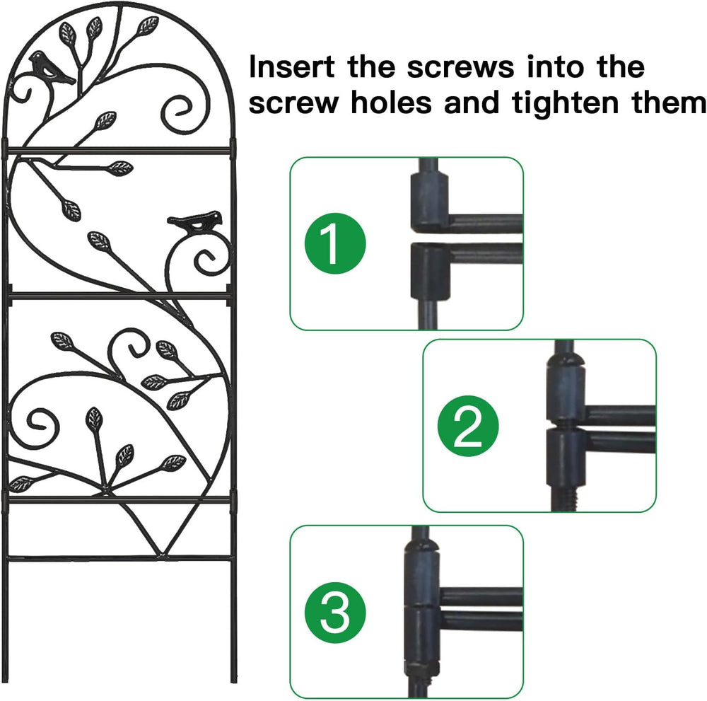 Amagabeli 4 Pack Garden Trellis for Climbing Plants Outdoor 46" x 15&quo...
