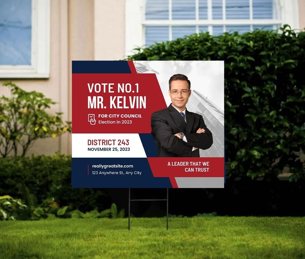 Custom Yard Sign Printing 4mm Coroplast Double Sided graduation yard sign, po...