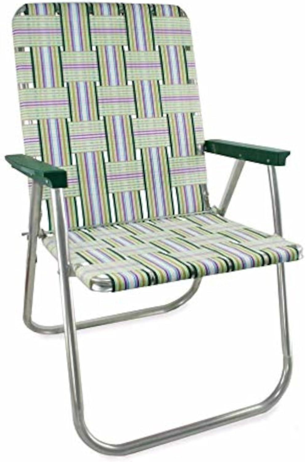 Lawn Chair USA Folding Aluminum Outdoor Patio Lawn Chair | Heavy-Duty Webbed ...