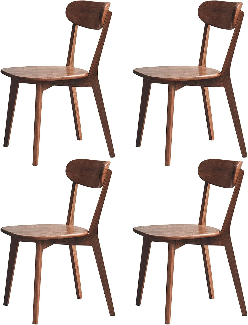 solid wood dining chairs mid century modern chairs shown in use