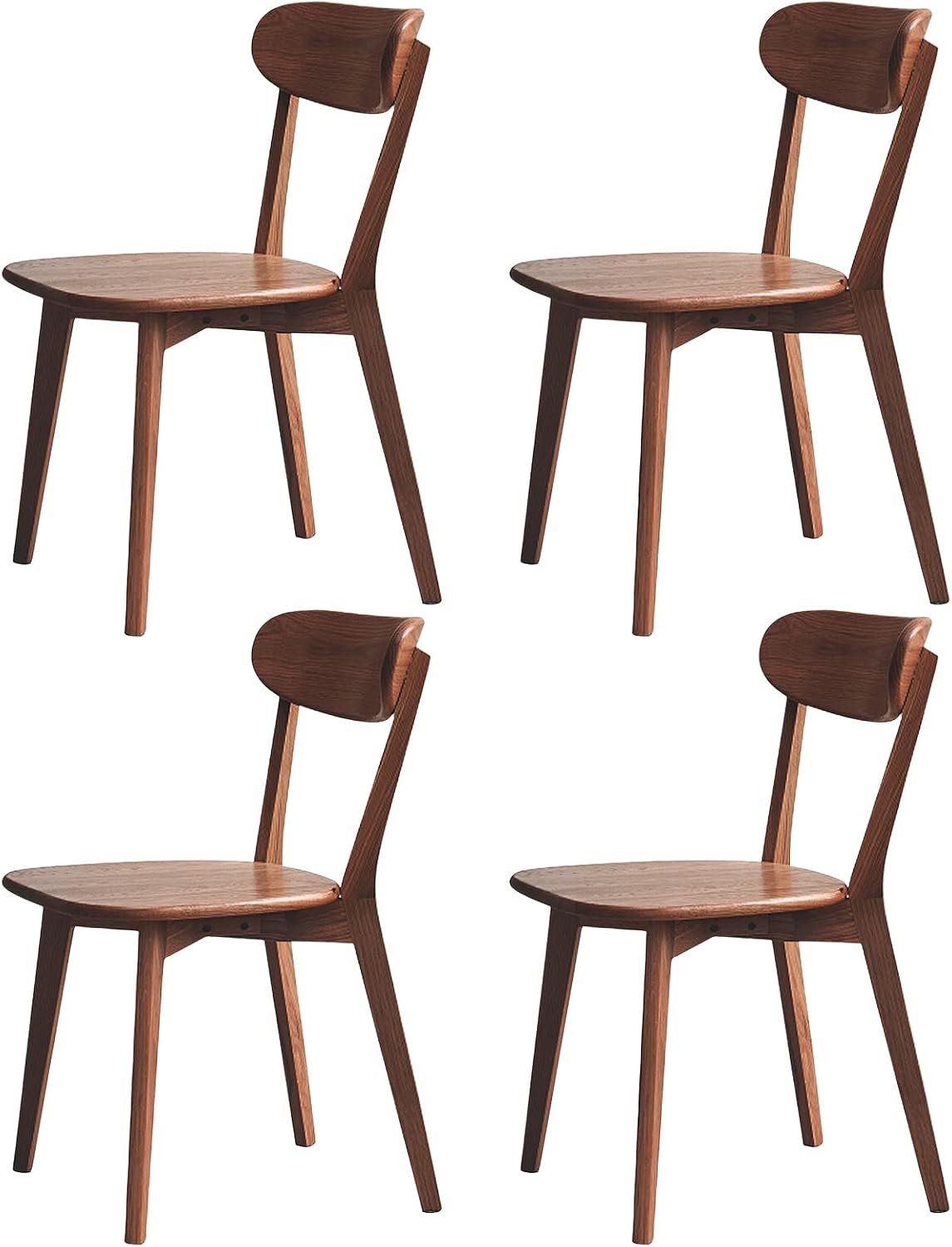 solid wood dining chairs mid century modern chairs shown in use