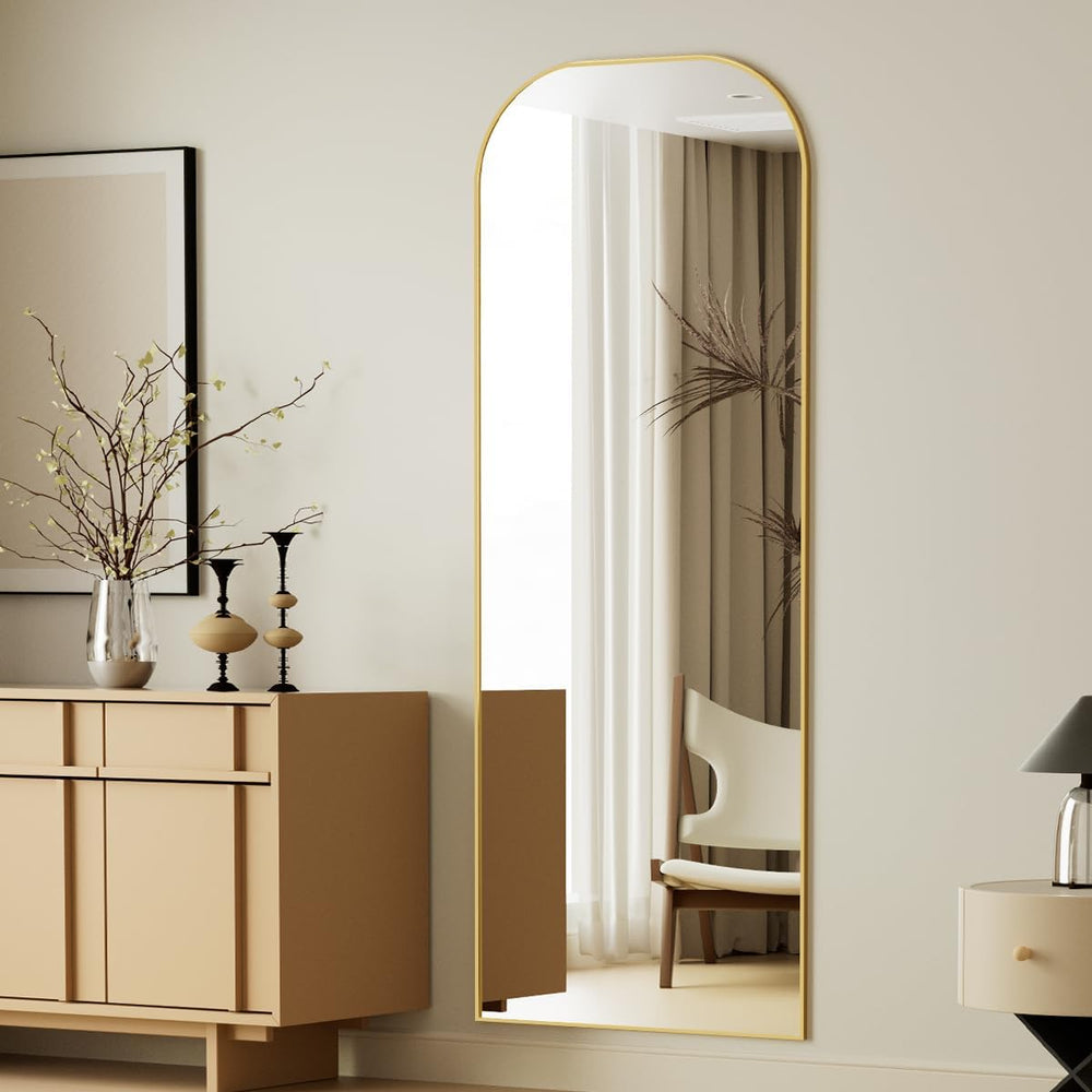 Koonmi Full Length Mirror, 56"x21" Mirror Full Length with Stand