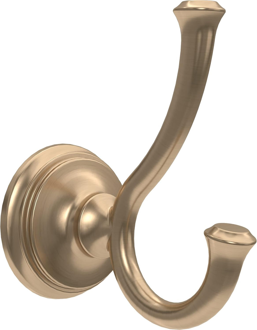 Delta Double Towel Hook for Bathroom or Kitchen| Champagne Bronze | Cassidy A...