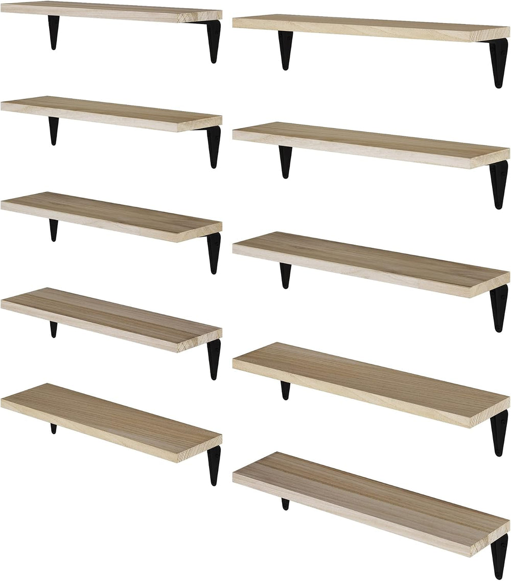 Wallniture Arras Floating Shelves for Wall Decor,17"x4.5" Bookshelf...