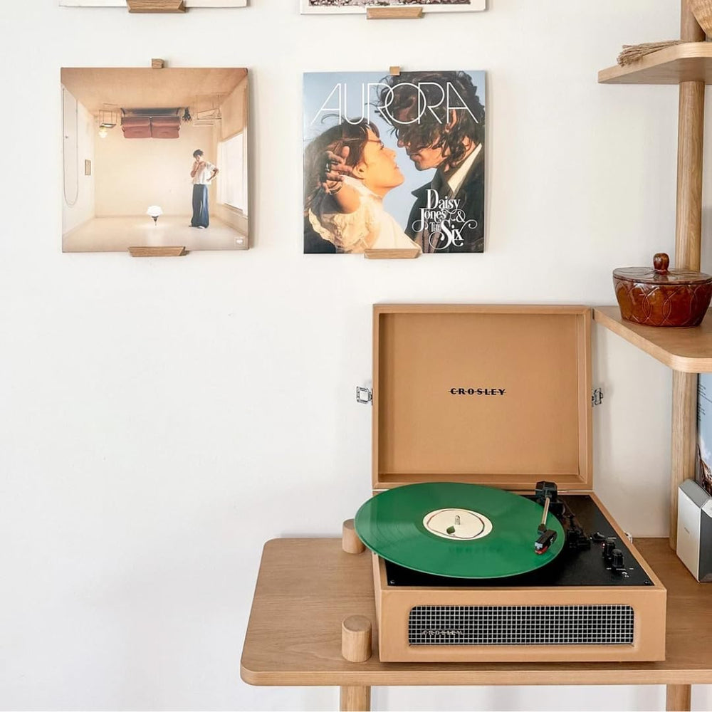 Vinyl Record Wall Mount – Pack of 6 Floating LP Album Display Holders | Pine ...