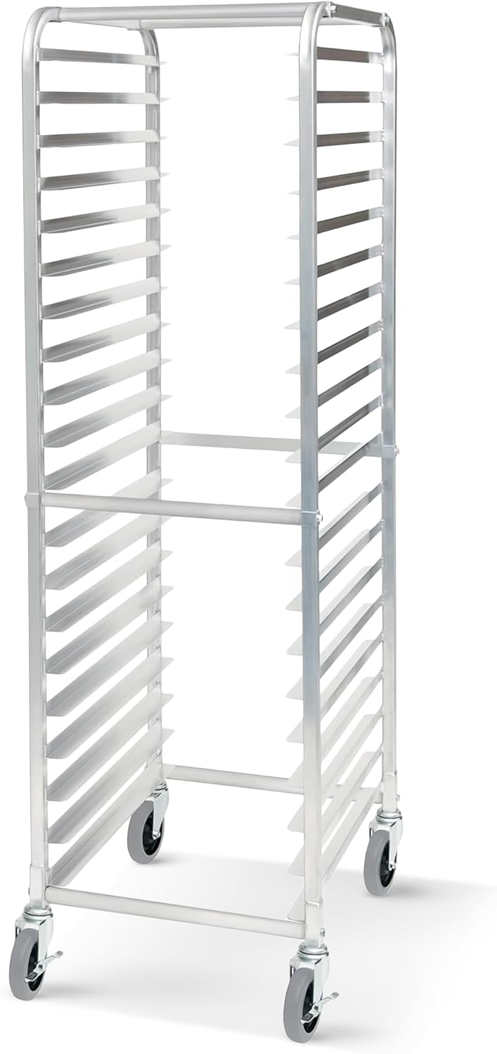 Winco 650 lb 3" Aluminum Sheet Pan Rack, 20 Tier