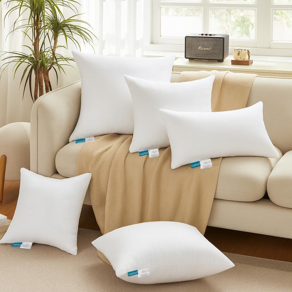 Oubonun 18 x 18 Throw Pillow Inserts Set of 4