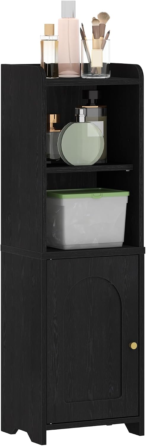 Hzuaneri Bathroom Storage Cabinet, Narrow Toilet Paper Cabinets with Doors