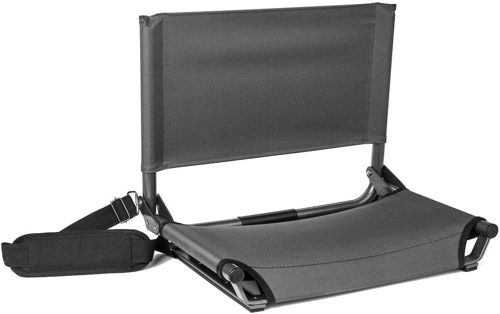 Cascade Mountain Tech Portable Folding Steel Stadium Seats for Bleachers , Gr...