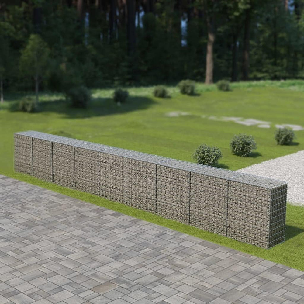 Galvanized Steel Gabion Wall with Covers, Gabion Mesh Wire Wall Panel Galvani...